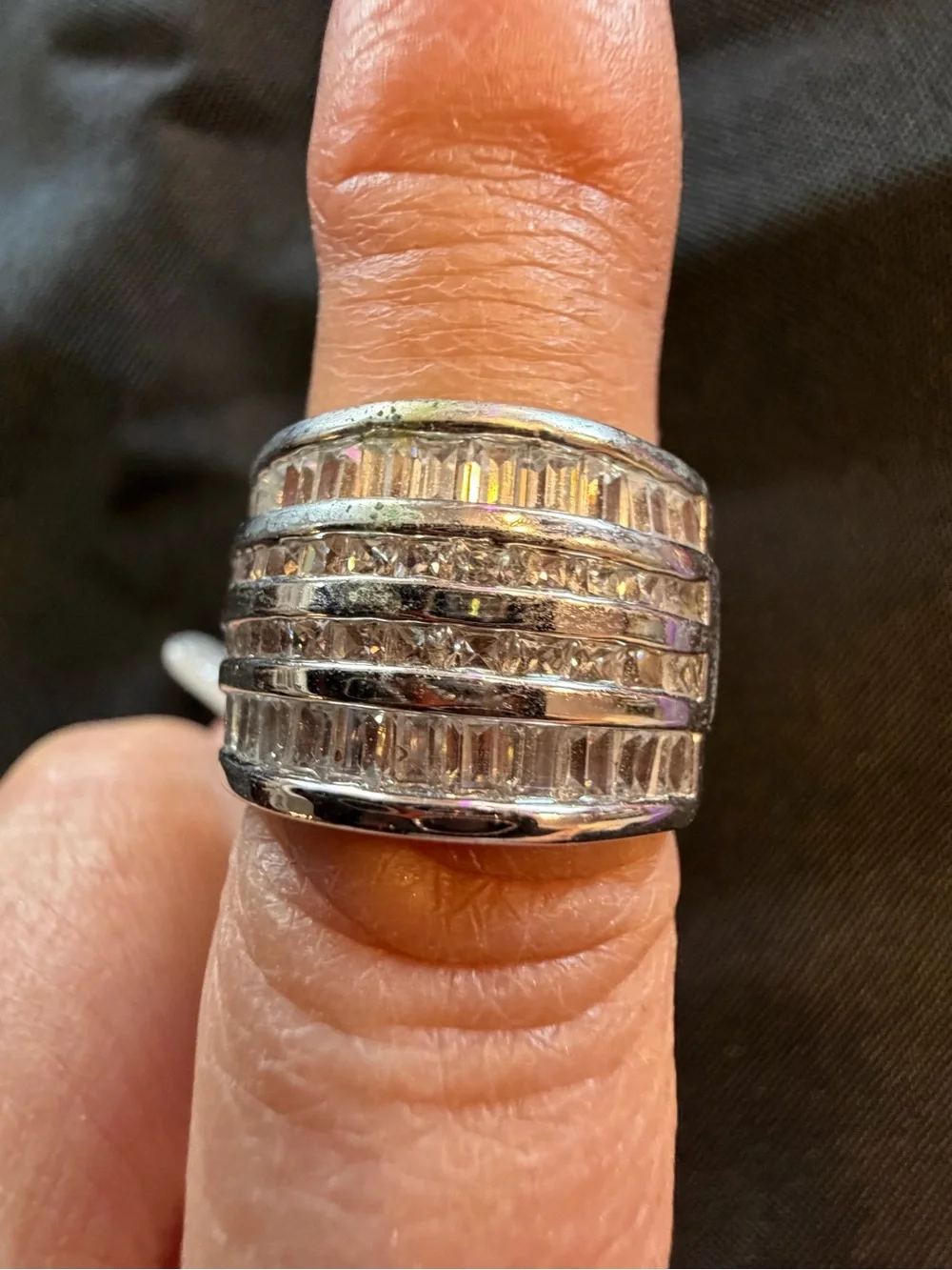 Park Lane High Society Ring Size 8 Swarovski Crystal Statement Ring in